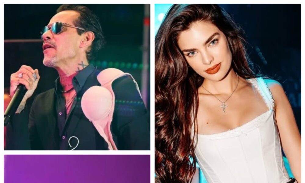 (VIDEO)¡Lanzaron corpiño a Marc Anthony en su concierto y mirá lo que hizo Nadia Ferreira!