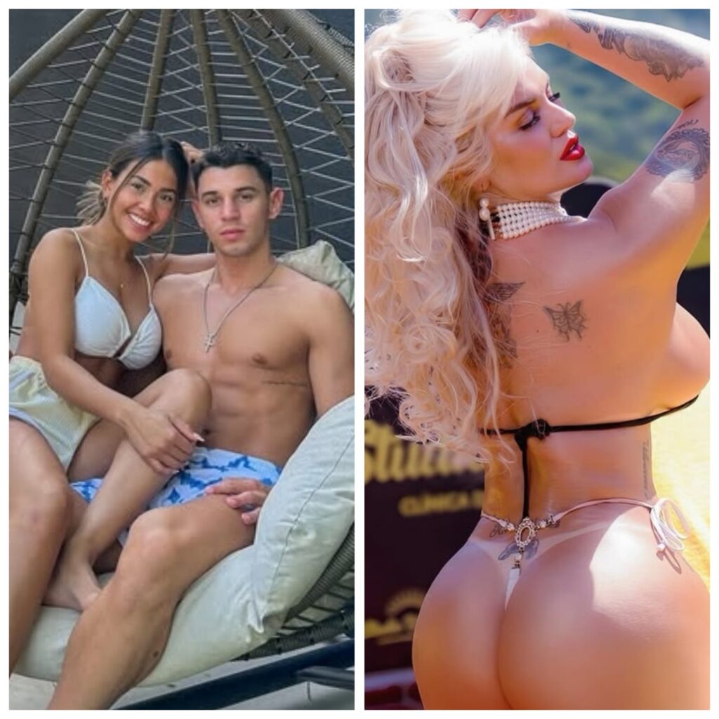 Popular  Larissa Riquelme niega romance con pelotero de Cerro