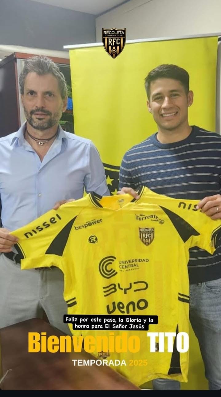 Tito Torres presentó su nuevo club: “Feliz por este paso”