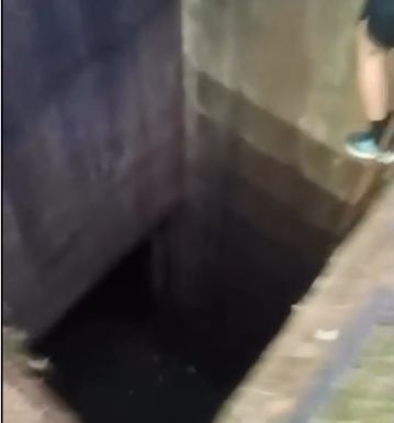 ¡El temor de muchos se hizo realidad! Colombiano se cayó en una rejilla de la Ande