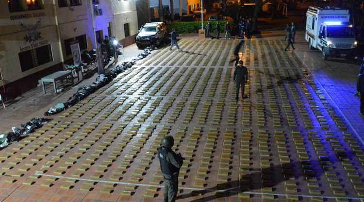 Camionero paraguayo cae más de 1.400 kilos de marihuana
