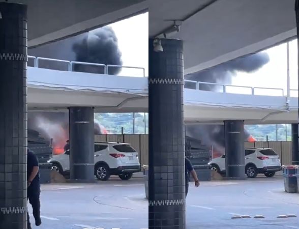(VIDEO). Principio de incendio en el Aeropuerto Silvio Pettirossi ya fue controlado