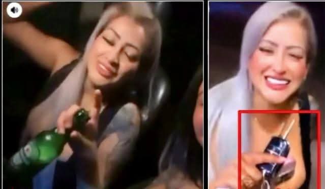 (VIDEO)Tatacha farreó ha upéi protagonizó accidente pero huyó sin auxiliar a sus víctimas