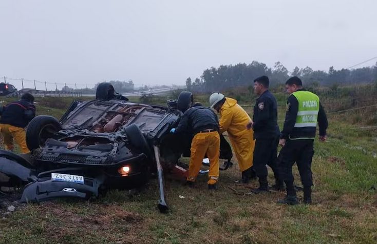 Dos finados tras un vairo accidente a consecuencia del tiempo vai