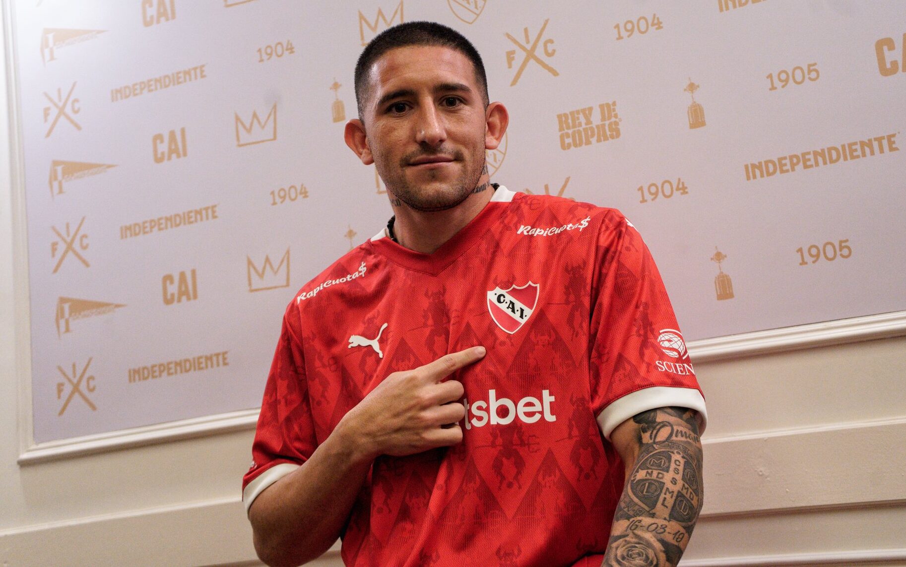 ¡Ahora sí, Independiente ya presentó a Zabala como su nuevo jugador!