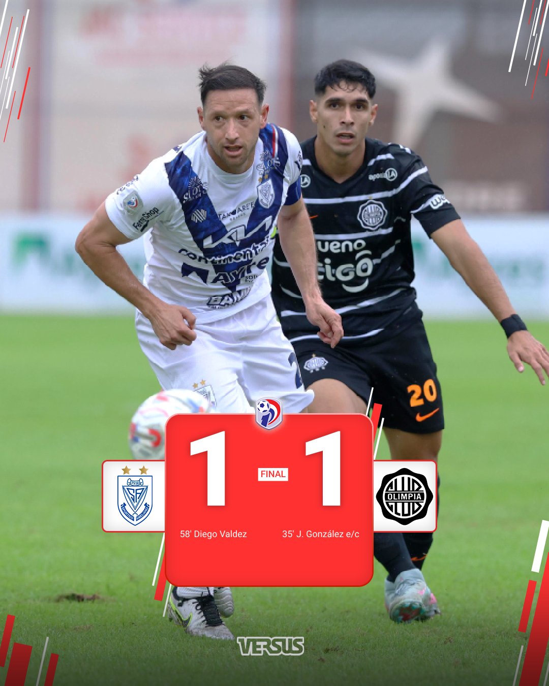 Olimpia se frenó y sacó un amargo empate ante su pesadilla de siempre