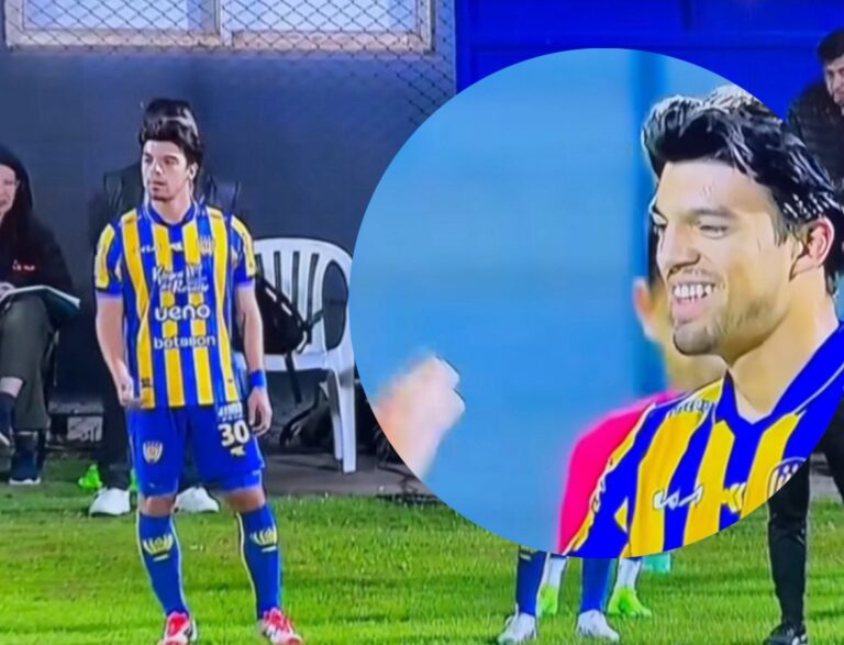 ¡Padre e hijo! ¡El “Emperador” Cáceres hizo debutar a su hijo Thiago en Luqueño!