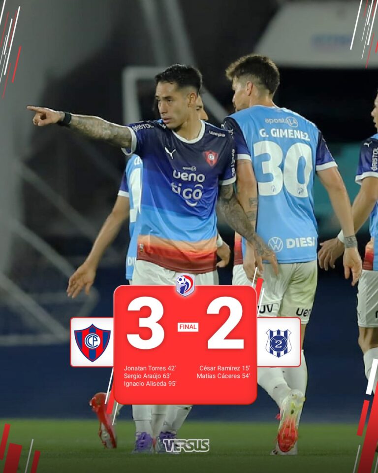 Cerro Porteño sopló con fuerza y logró una fantástica remontada sobre el 2 de Mayo