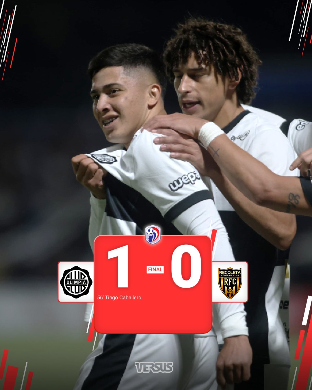Olimpia derrotó a Recoleta en la previa del Superclásico