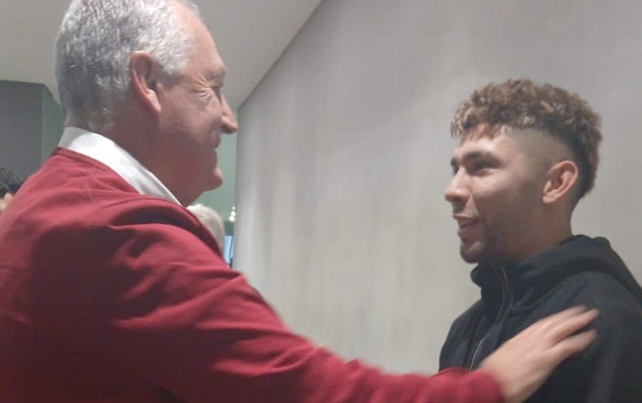 ¡Alfaro y Julio Enciso se encontraron en La Huerta!