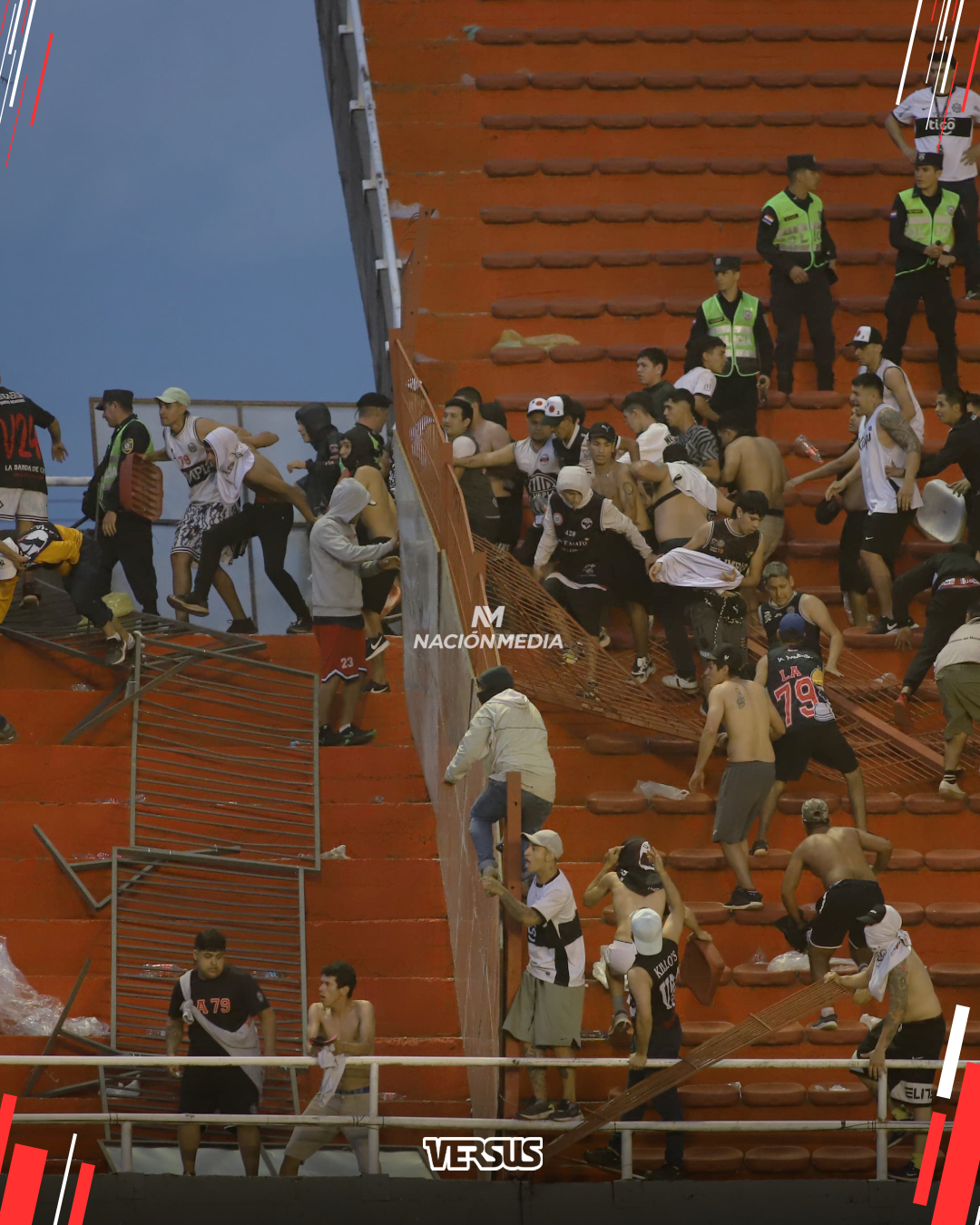 (VIDEO). ¡Jeyma! Incidentes entre las barras bravas en las gradas tras el clásico