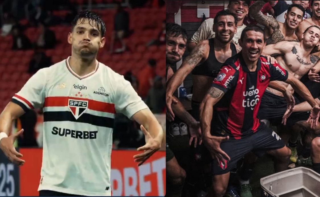 ¡Bobadilla metió un gol en Brasil y lo festejó como los de Cerro en el clásico!