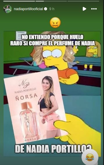 ¡Nadia Portillo tomó con humor el meme que le hicieron!