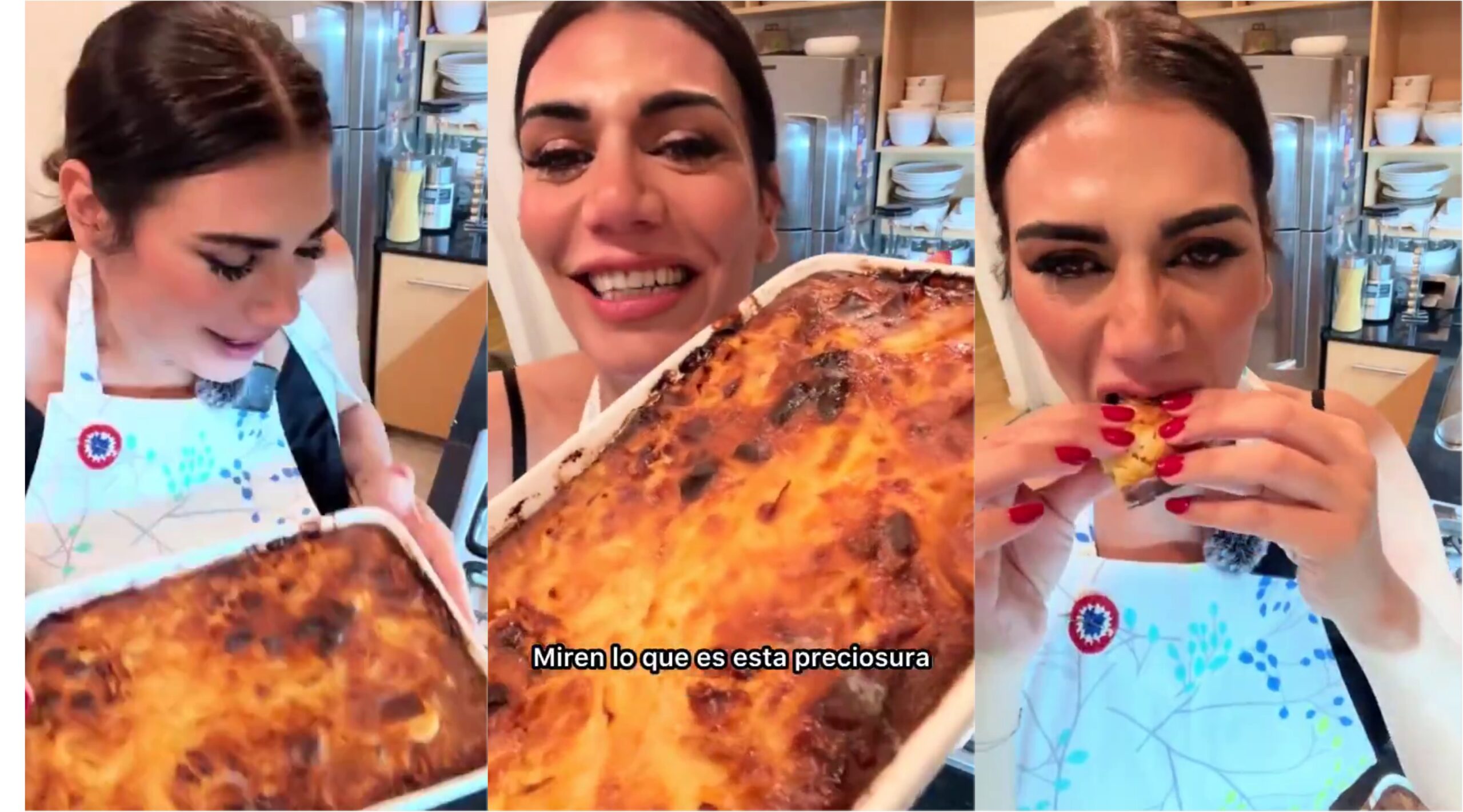 (VIDEO) ¡Mi país, mi país! Florencia de la V sorprendió haciendo sopa paraguaya