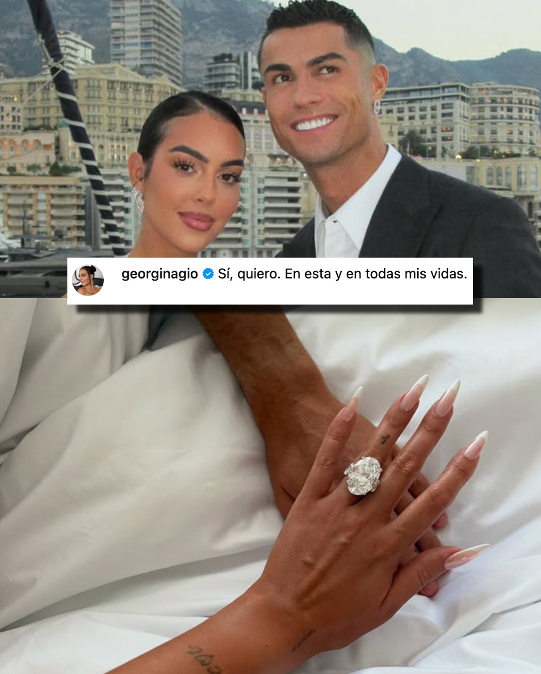 ¡Cristiano Ronaldo le propuso matrimonio a Georgina!