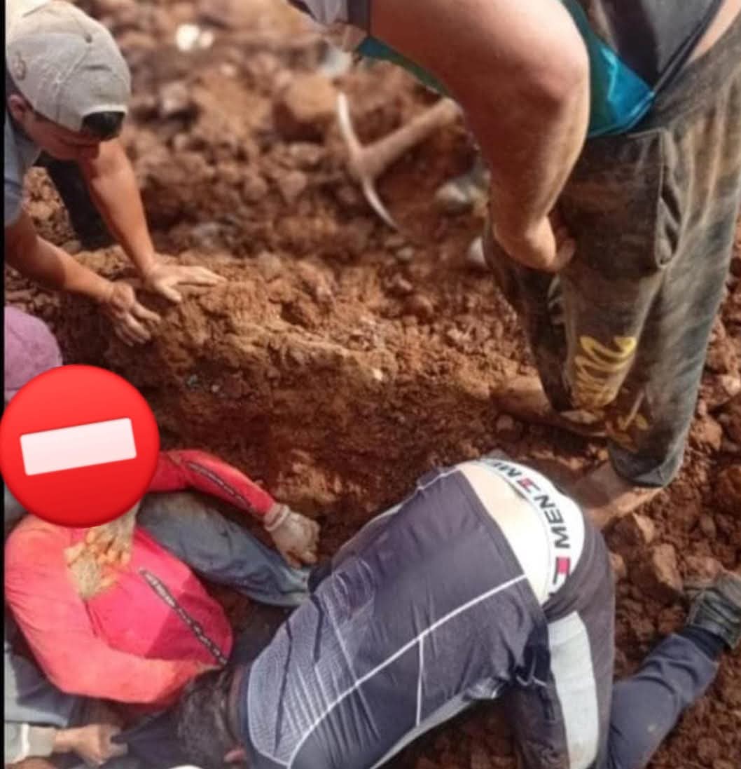 ¡Se desmoronó mina de oro en Paso Yobái y falleció un obrero!