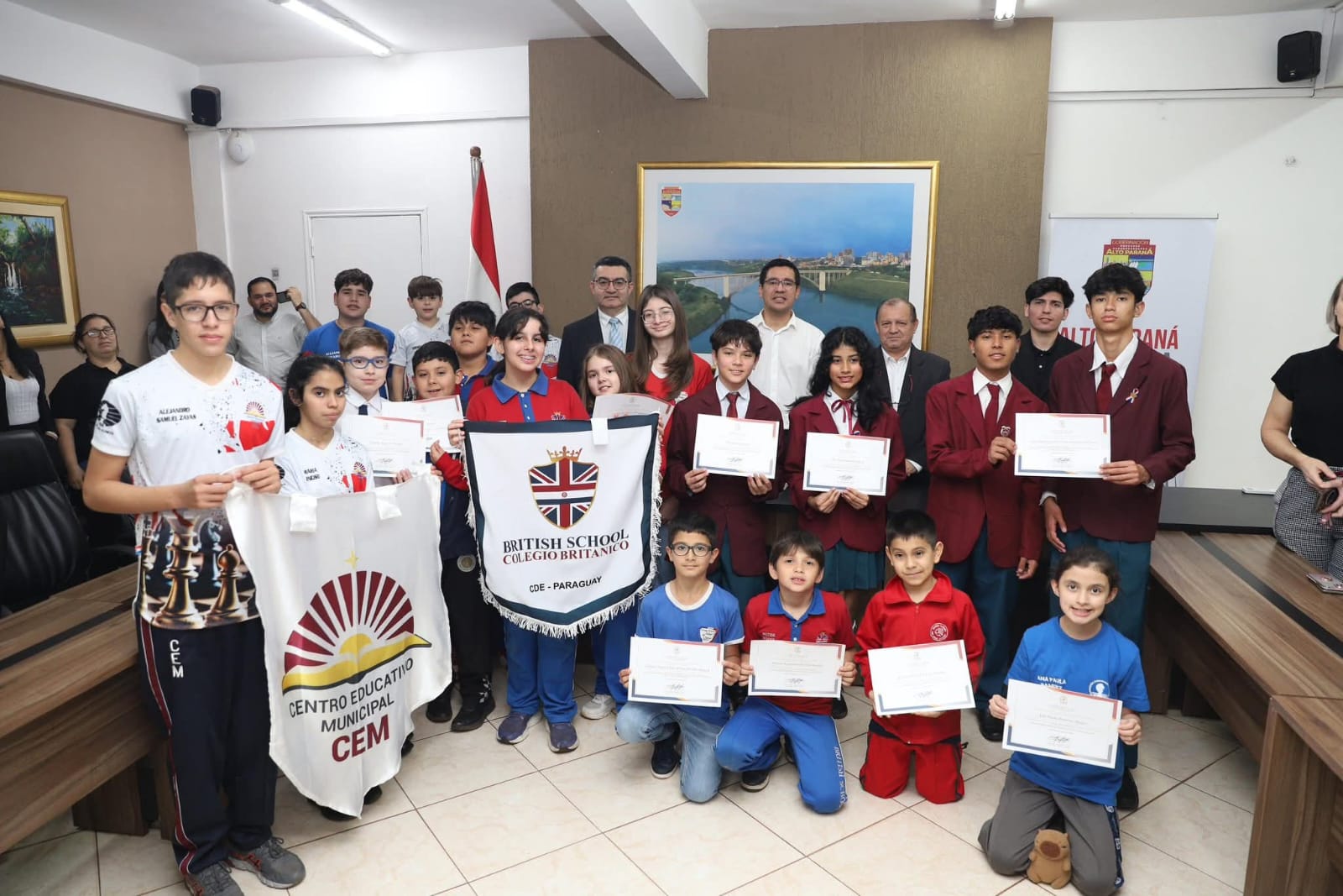 Gobernación distinguió  a alumnos por logro en Nacional de Ajedrez