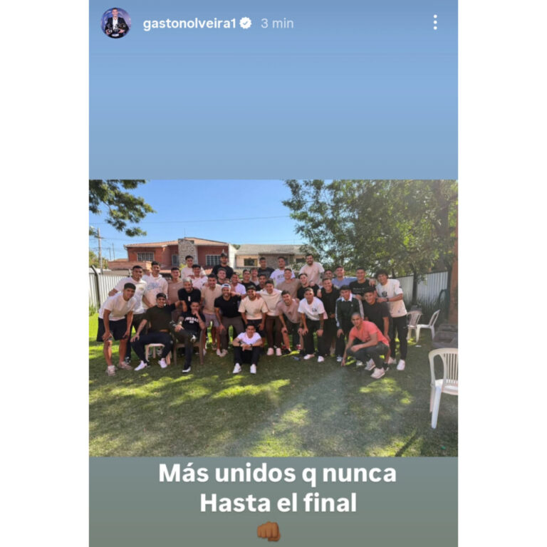 ¡En Olimpia armaron asado,  cada uno por su lado!