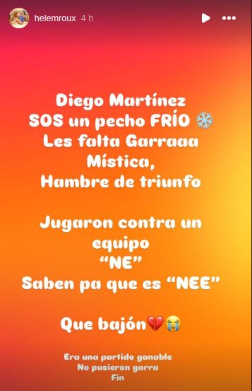 ¡Helem le cañeó con todo al DT de Cerro: “Sos un pecho frío”!