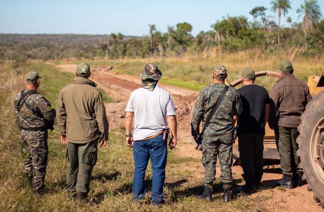 Eliminan pistas clandestina en una reserva natural de Concepción