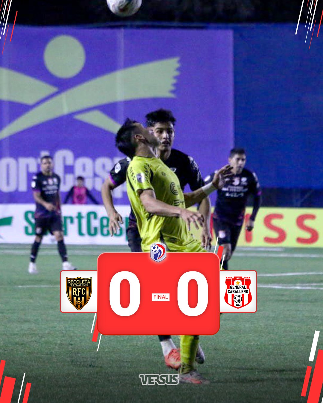 Empate sin goles entre Recoleta y General Caballero