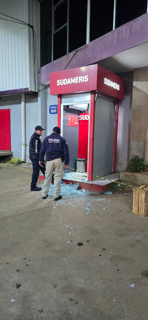 Desconocidos intentaron robar un cajero en Capiatá