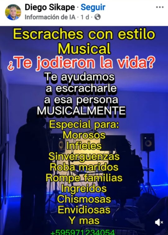 Arrasa en redes el “escrache con estilo musical”