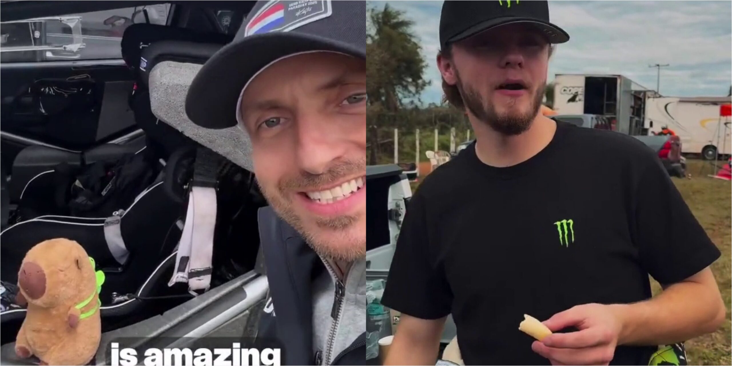 (VIDEO) ¡Mirá lo que estuvieron haciendo los pilotos caté que llegaron para el rally!