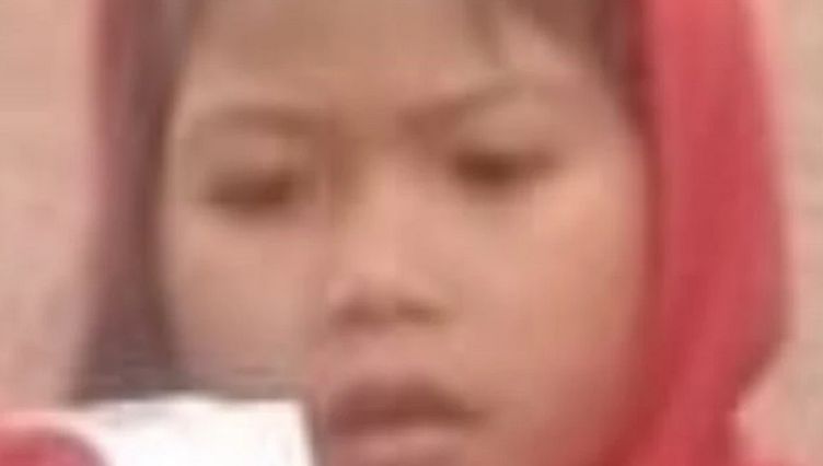 Niña indígena okañy y se sospecha que fue entregada a un arriero rapai