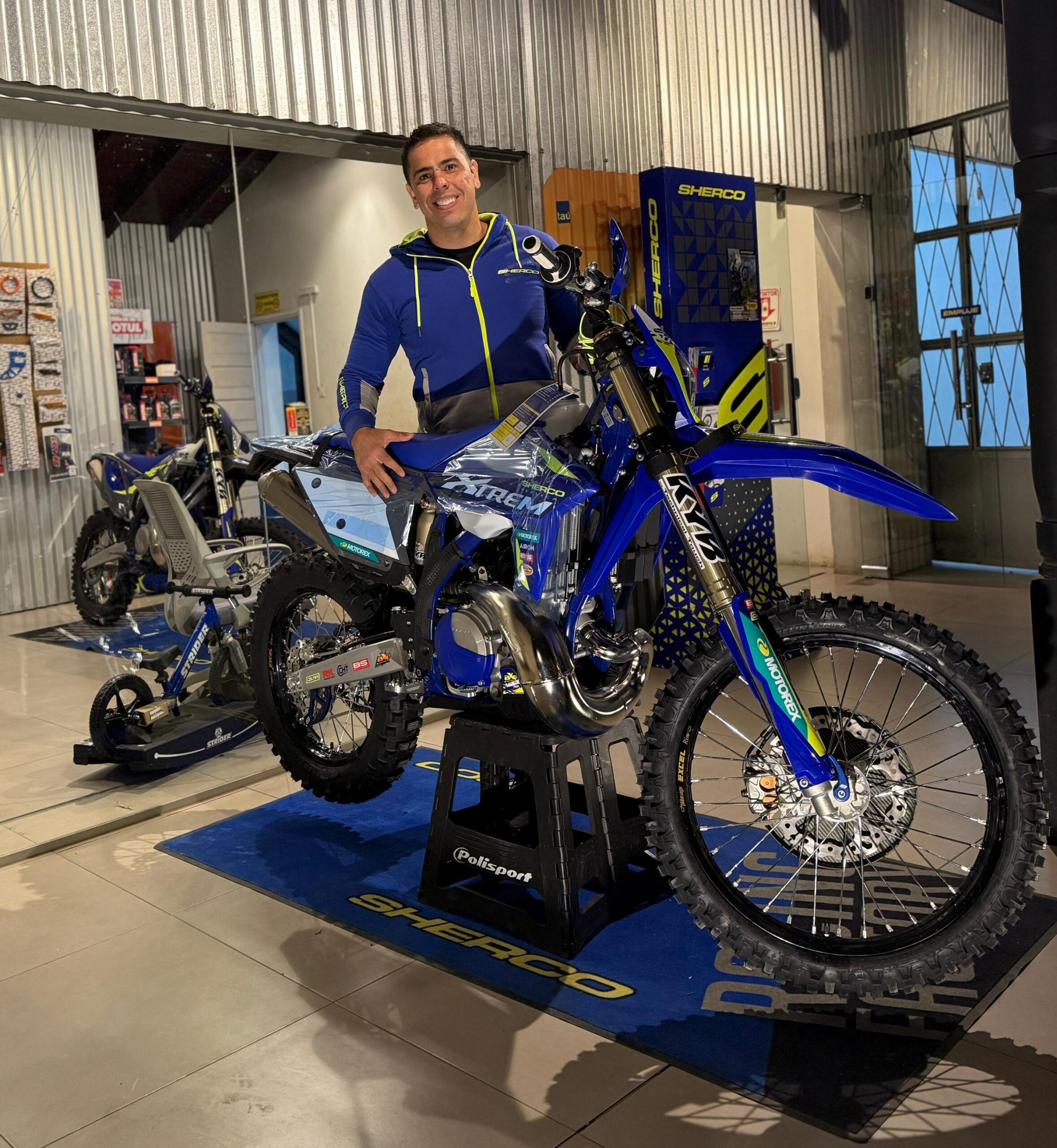 Piloto Diego Álvarez, listo para un nuevo Hard Enduro