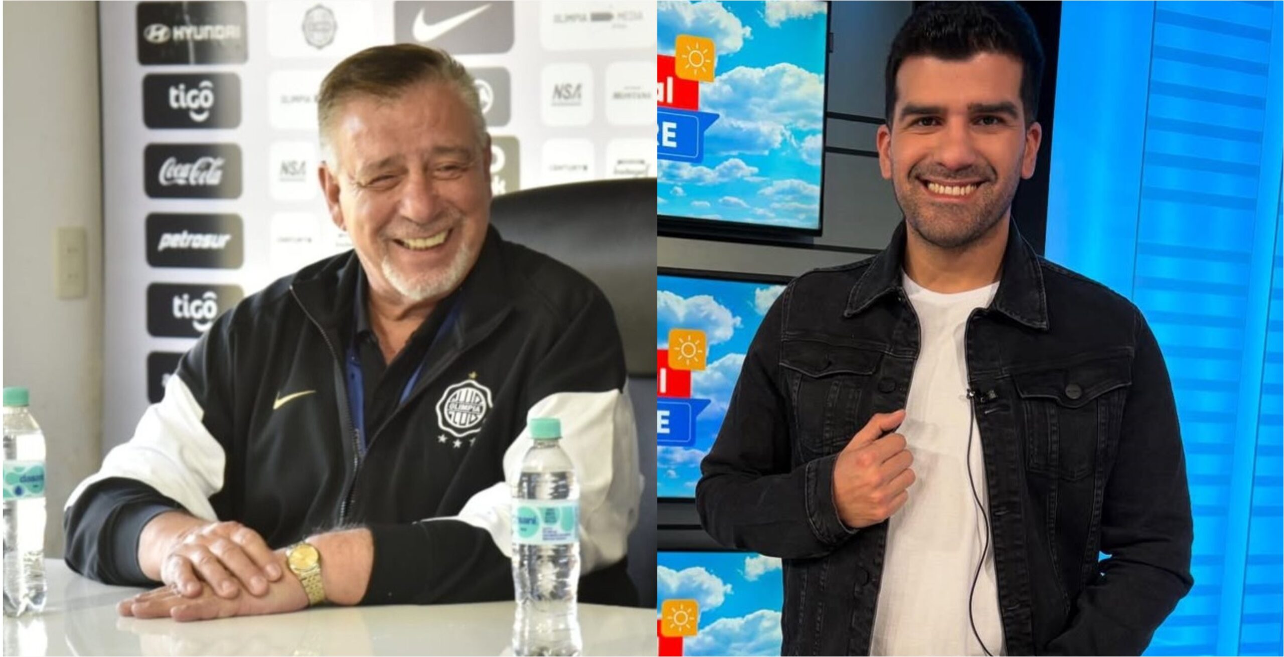 (VIDEO) ¡Atendé la cargada que le hizo el nuevo DT de Olimpia a este cronista de TV!