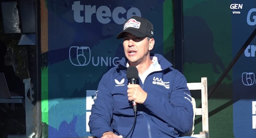 ¡Peña relató la largada del Mundial de Rally en Itapúa!