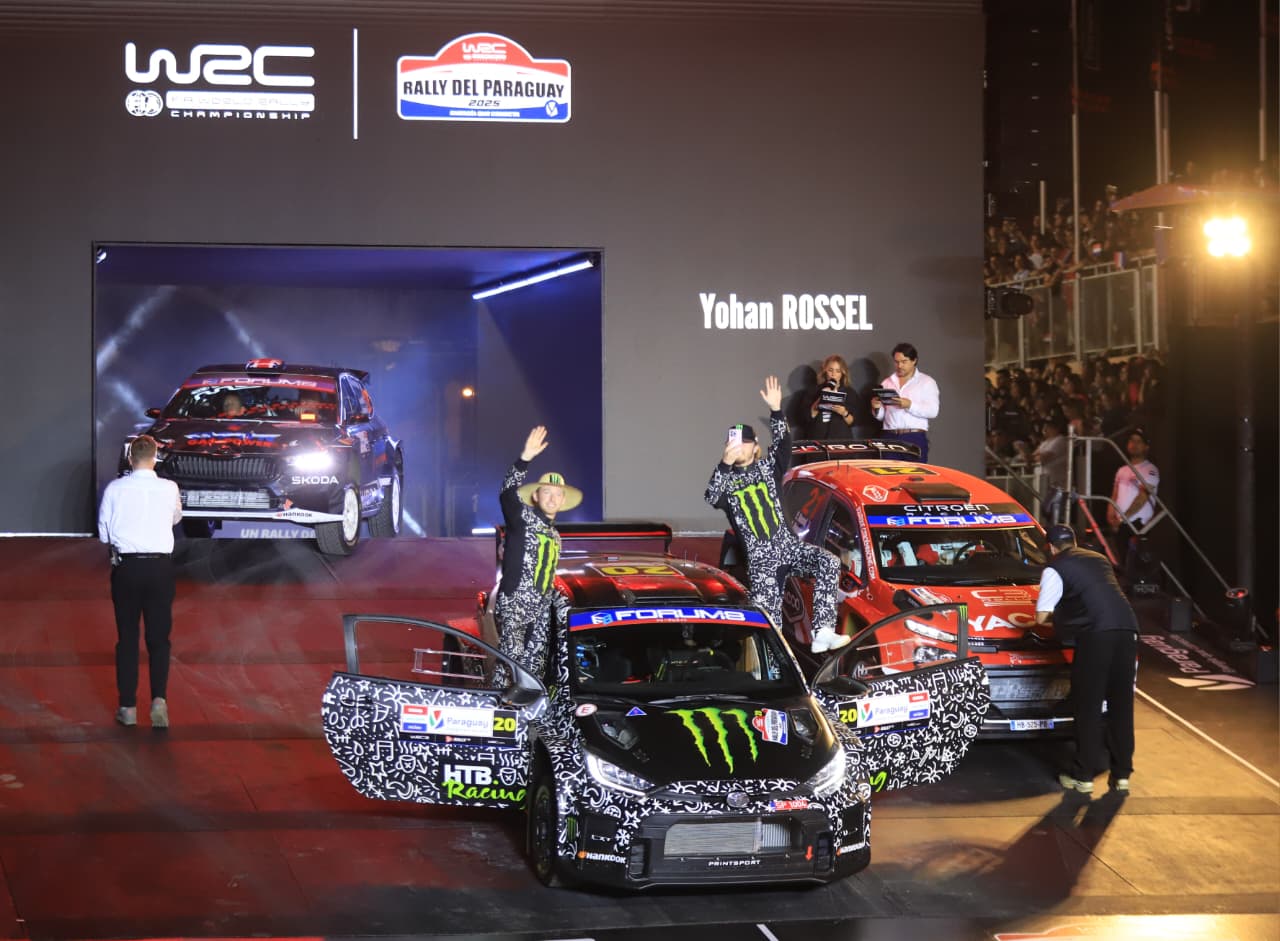 (GALERÍA) ¡Así se vivió la fiesta de la largada simbólica del mundial de rally en Encarnación!