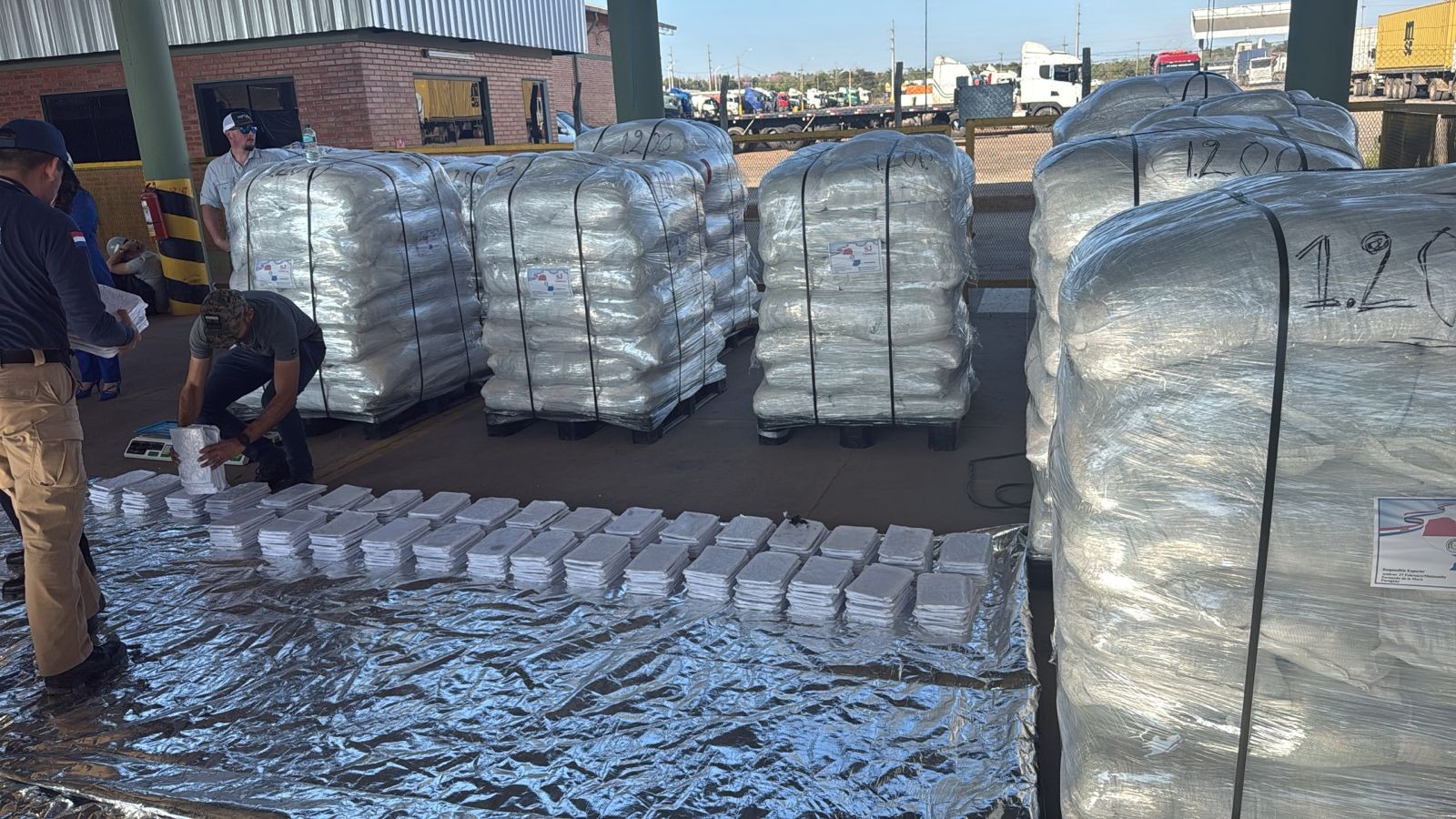 Totalizan 509 kilos de cocaína que estaban escodidos en bolsas de granos