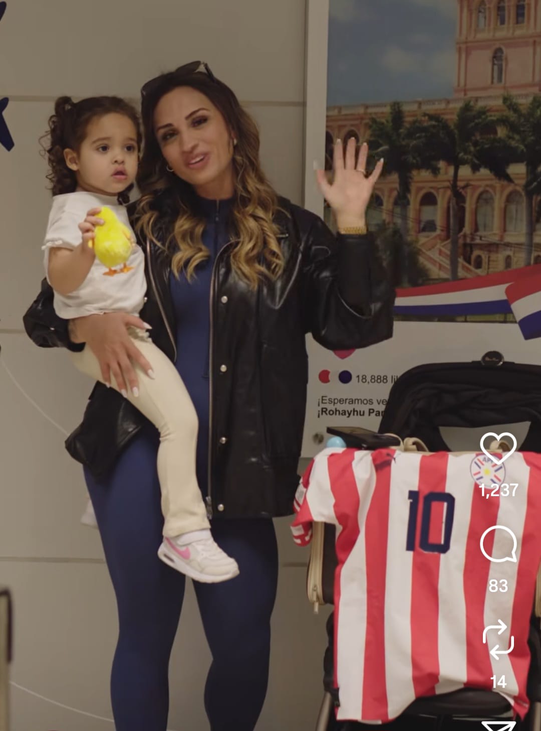 Emotiva despedida de doñita de pelotero Jean Fernándes: “Llevo conmigo un pedacito de Paraguay”