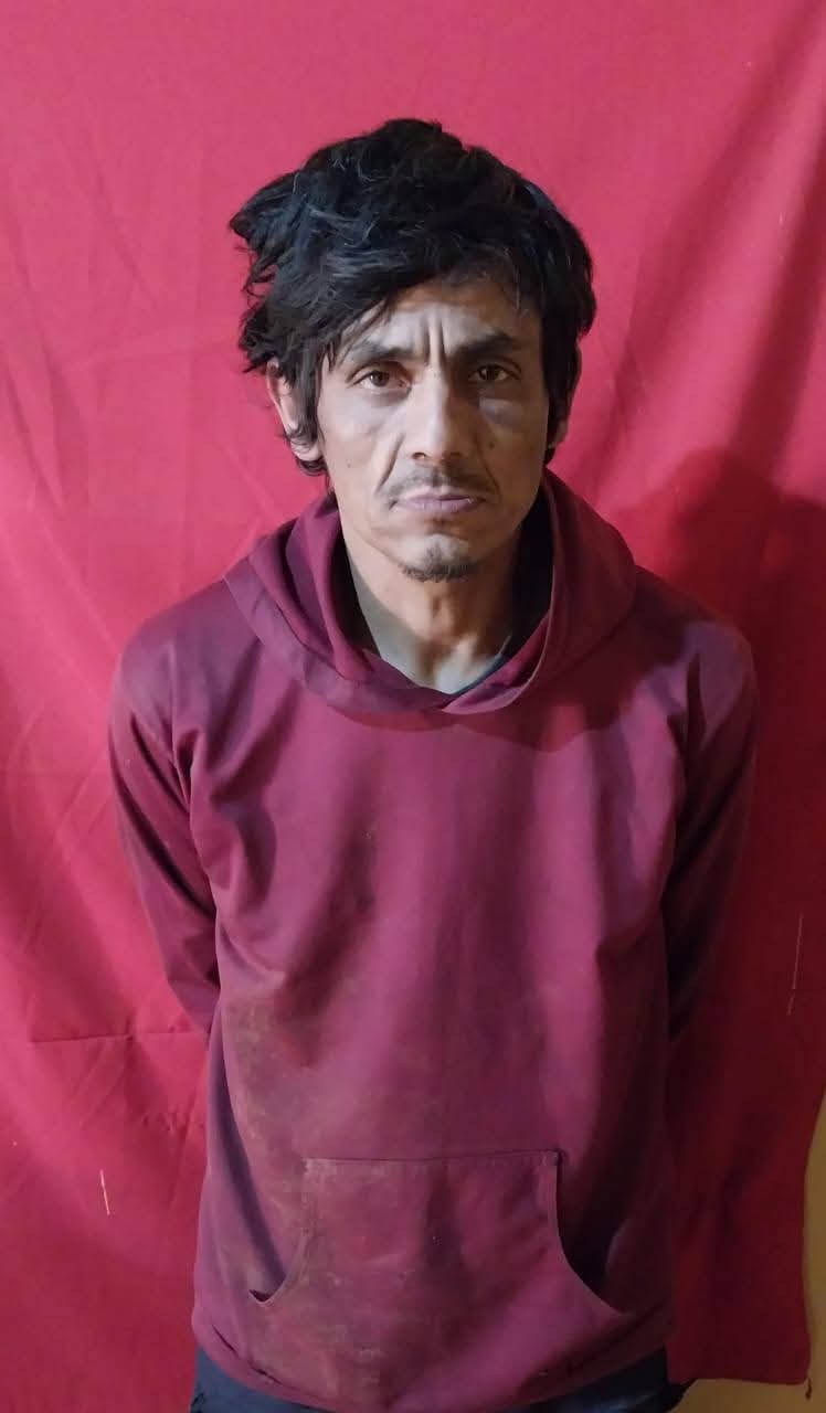 Okañy preso de la comisaría de Itá