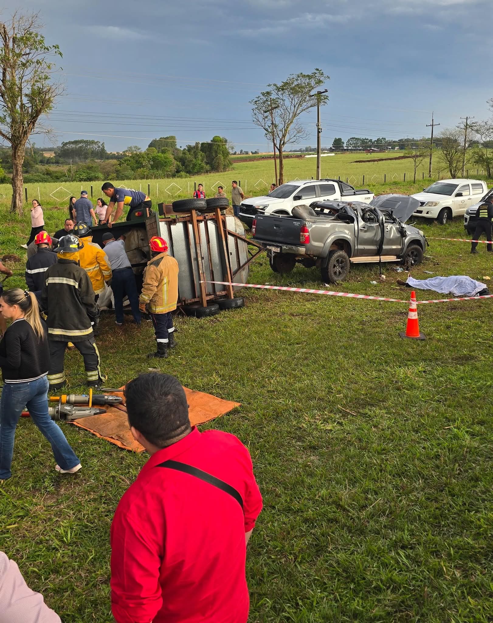 Váiro accidente en Campo 9 deja un finado y tres heridos