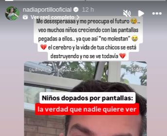 Nadia Portillo pidió que no destruyan el cerebro de sus niños dándoles lelus