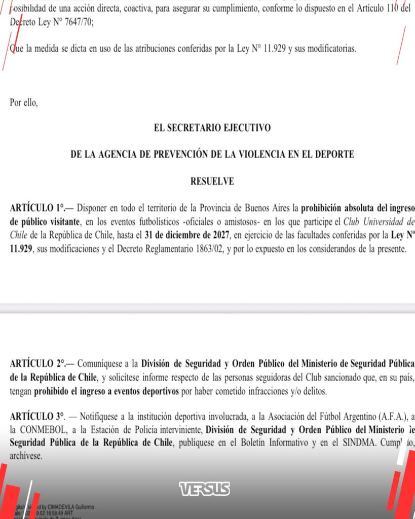 ¡Duro castigo!  Prohiben ingreso la cancha de hinchas de la U de Chile