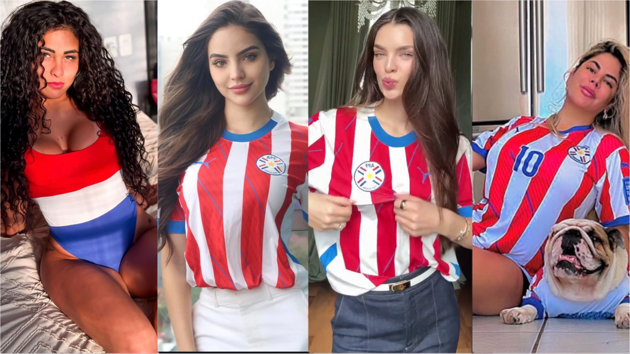 (GALERÍA) Cueronas calentaron la previa al partido de la Albirroja, ¡y una se fue todito!