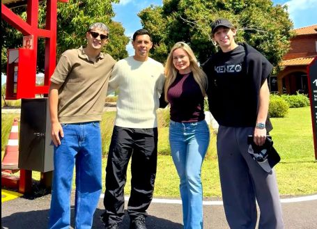 ¡Se reencontraron los ex compañeros!