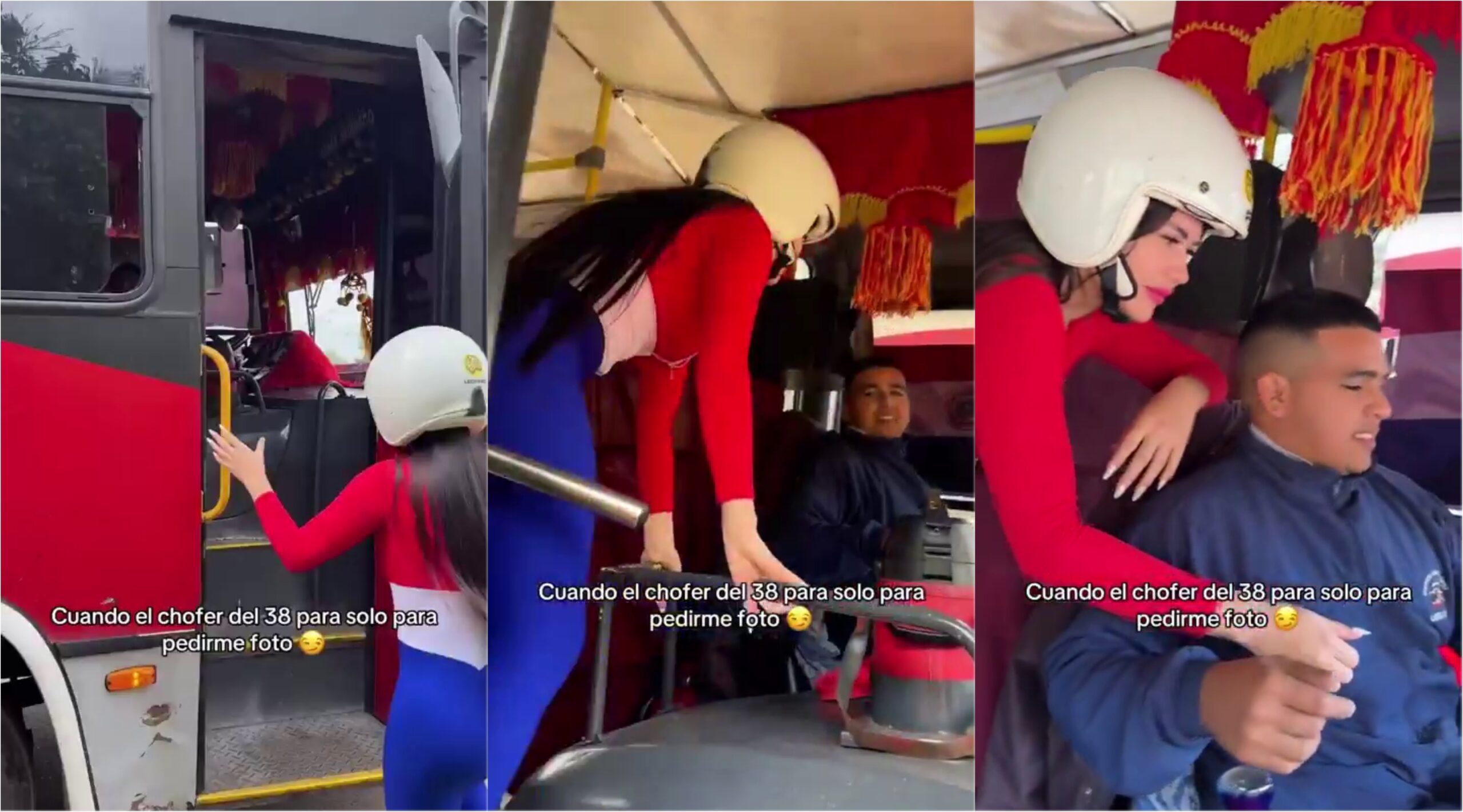 (VIDEO) ¡Jahapy chofer! Colectivero paró para sacarse una selfie con Laurys
