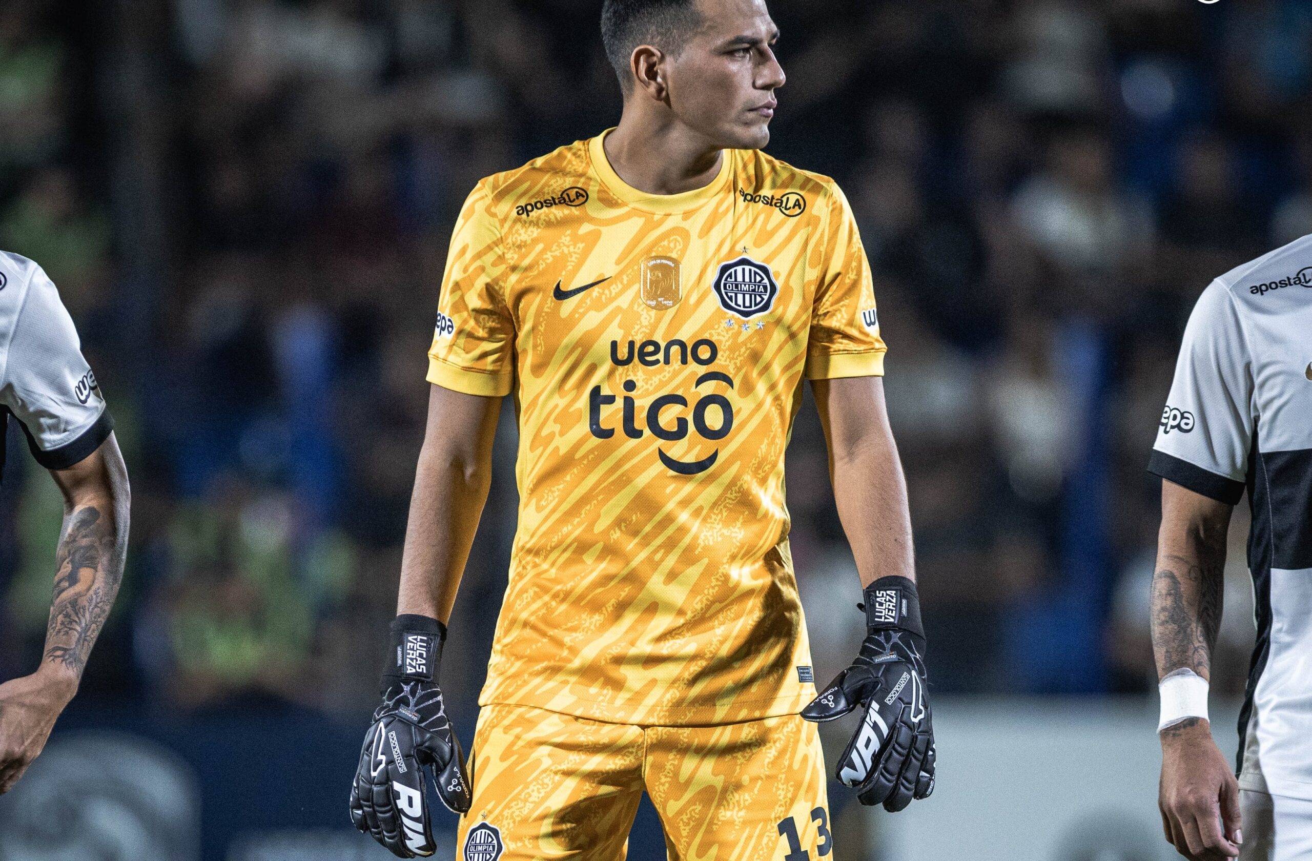 En Olimpia volvería al arco Lucas Verza