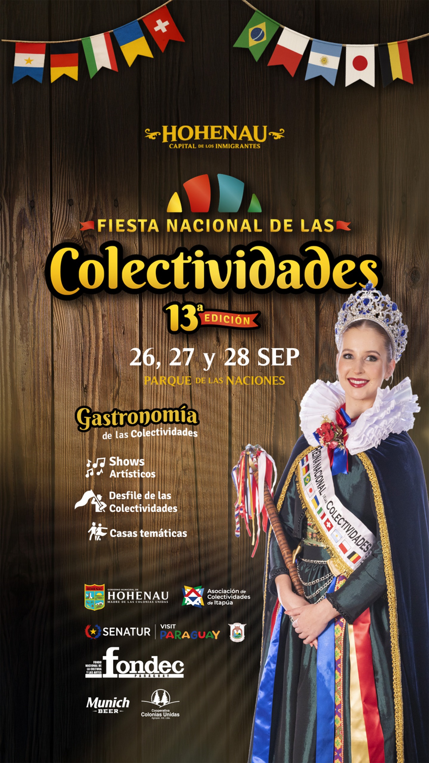 Se viene con todo la fiesta de las Naciones en Hohenau