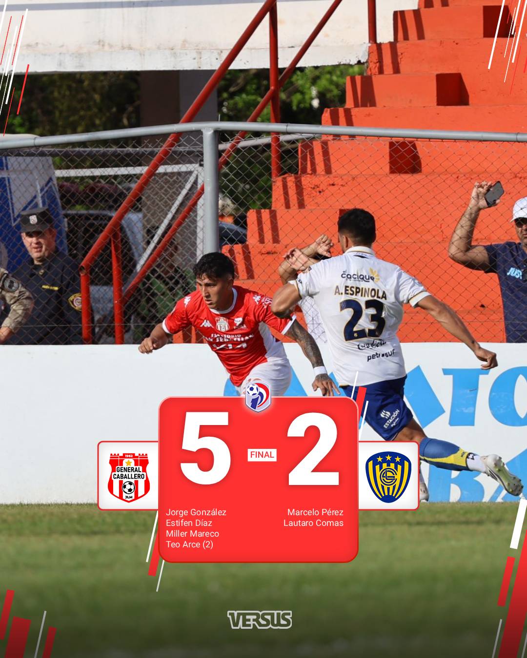 Un “General” noqueó al Kure con contundencia