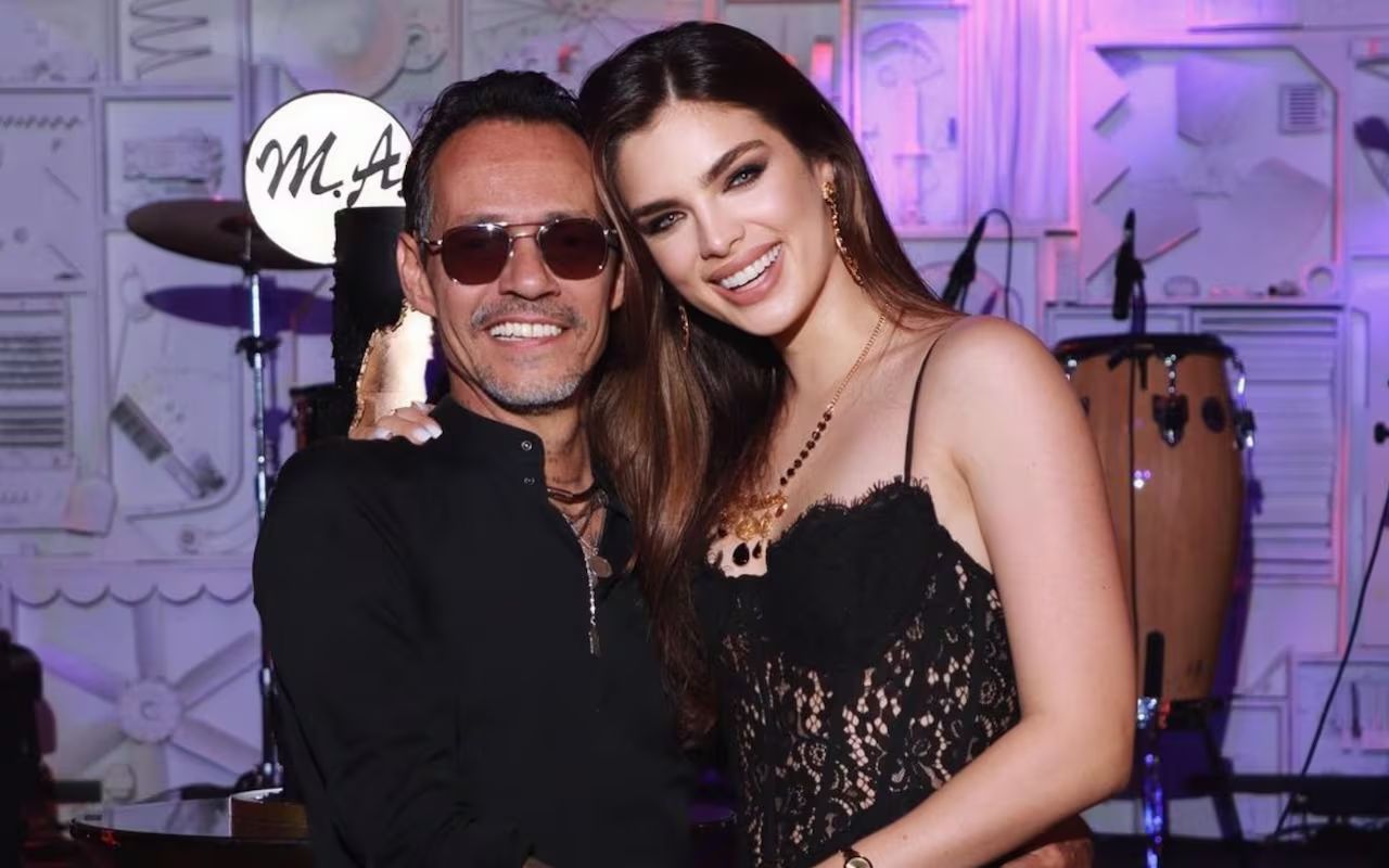 (VIDEO) ¡Marc Anthony asustó a Nadia Ferreira con la pregunta: “¿Tu crees que hay alguien que me quiera ‘ma'”
