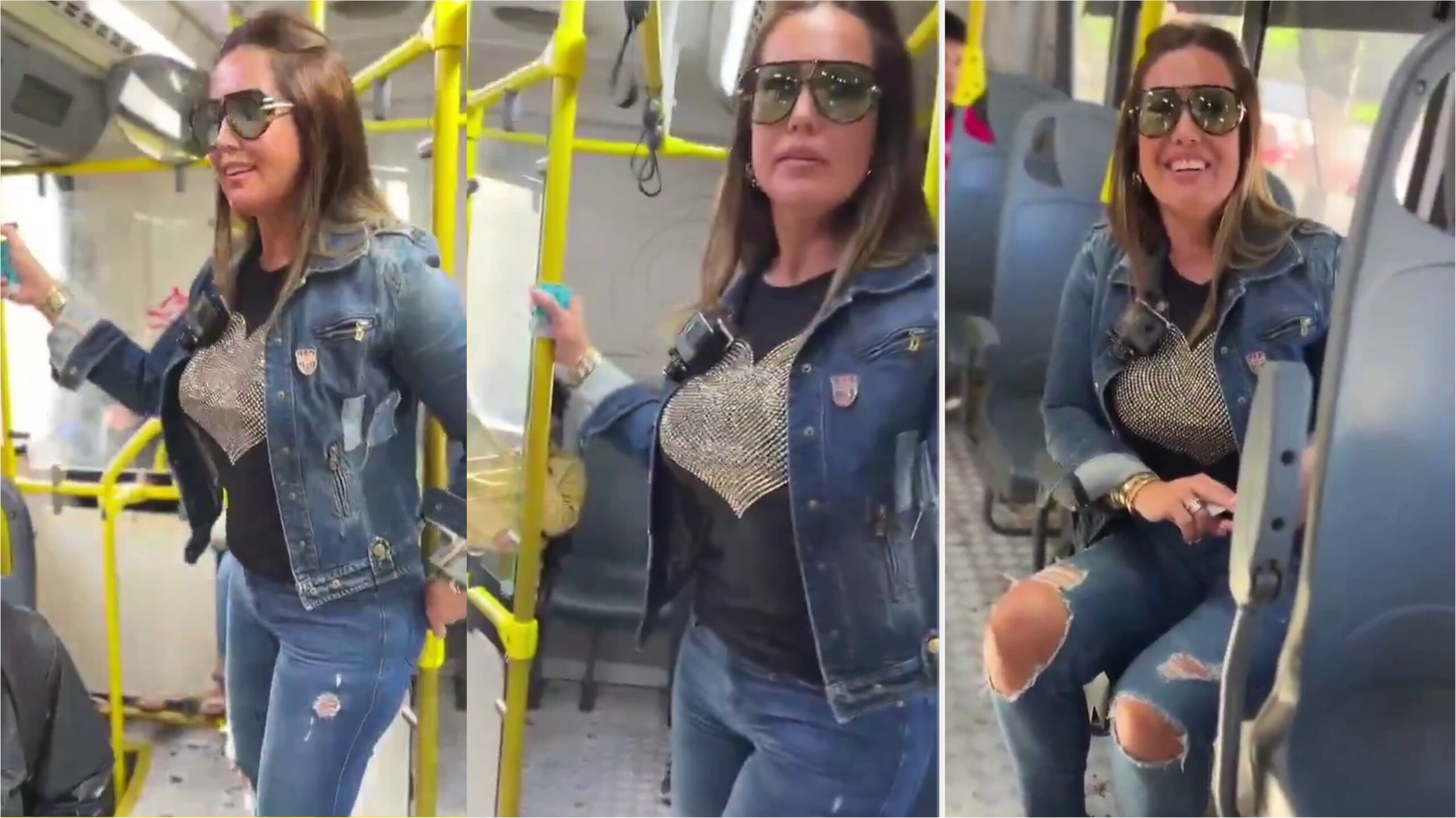 (VIDEO) Lorena Arias subió a un colectivo luego de 30 años: ¡Mirá cómo le fue!