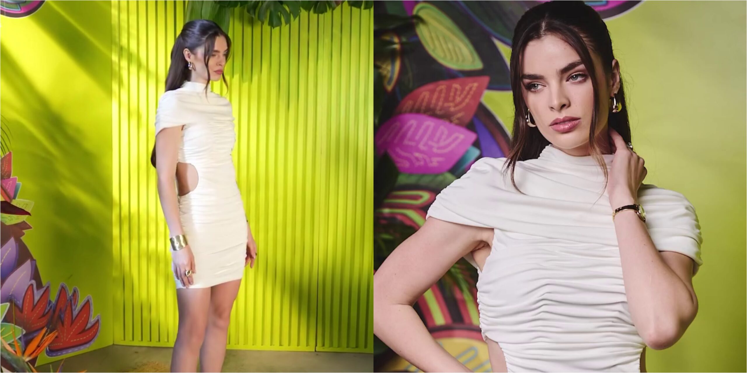 (VIDEO) ¡Mamau! Nadia Ferreira impacta con su look sensual al llegar a Panamá