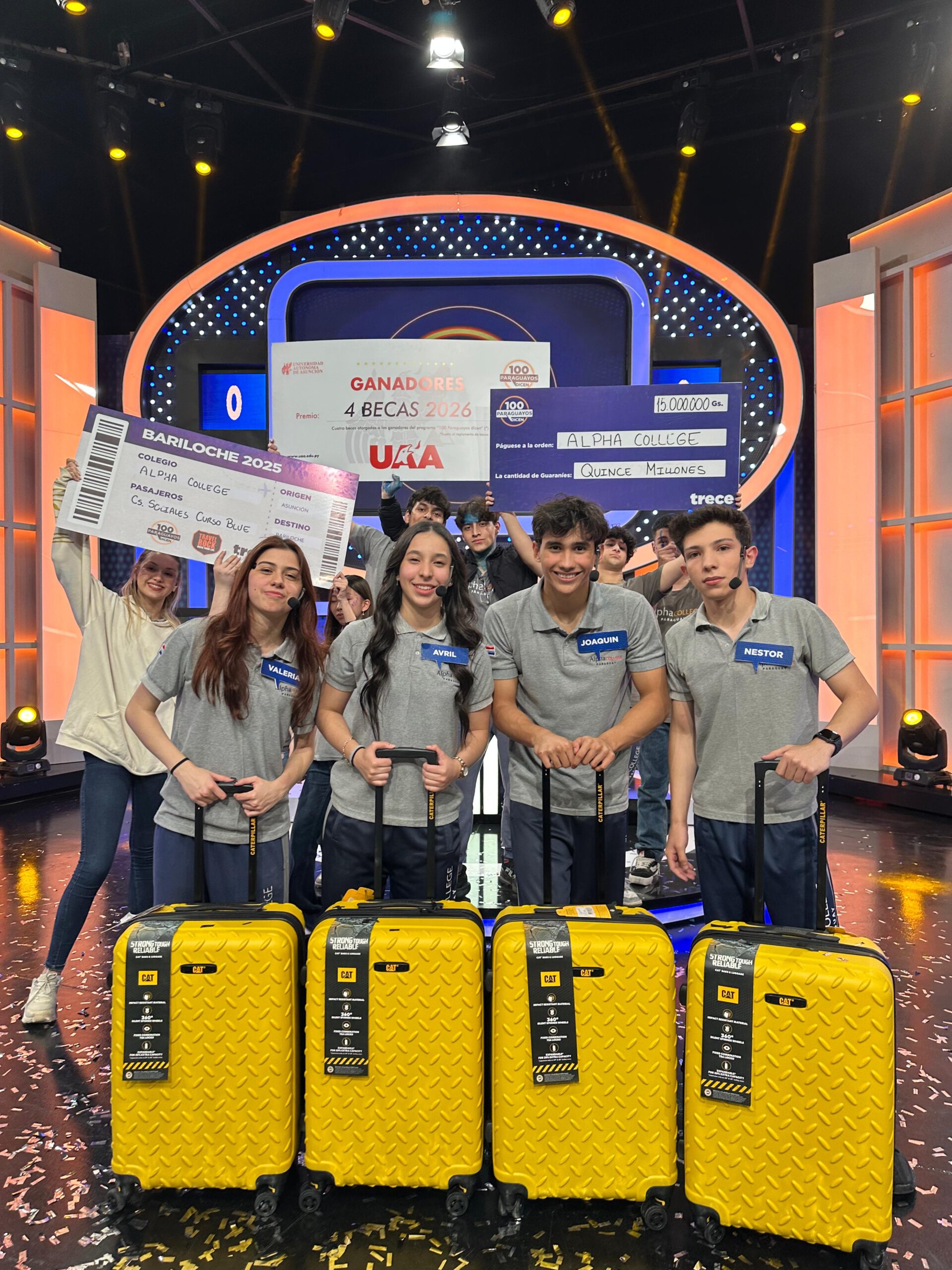 ¡Alpha College campeón de “100 Paraguayos Dicen Nos Vamos a Bariloche”!