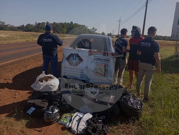 Detienen a un arriero con ocho bolsas de macoña